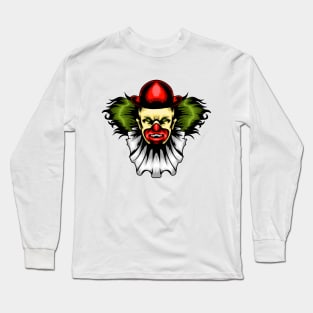 Scary Clown Long Sleeve T-Shirt